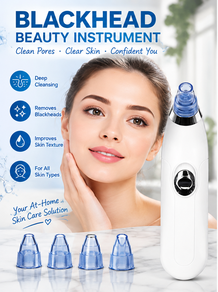 Derma suction vacuum Pore Cleaner , Removes Dirt, Oil, And Blackheads, Leaving Skin Clean, Smooth, And Refreshed