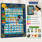 Educational Tablet Arabic And English Letters Child Friendly Learning Toy For Kids